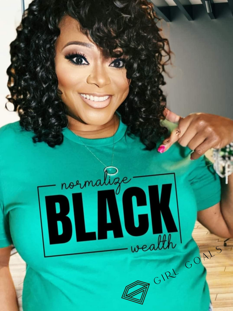 Normalize Black Wealth T-Shirt