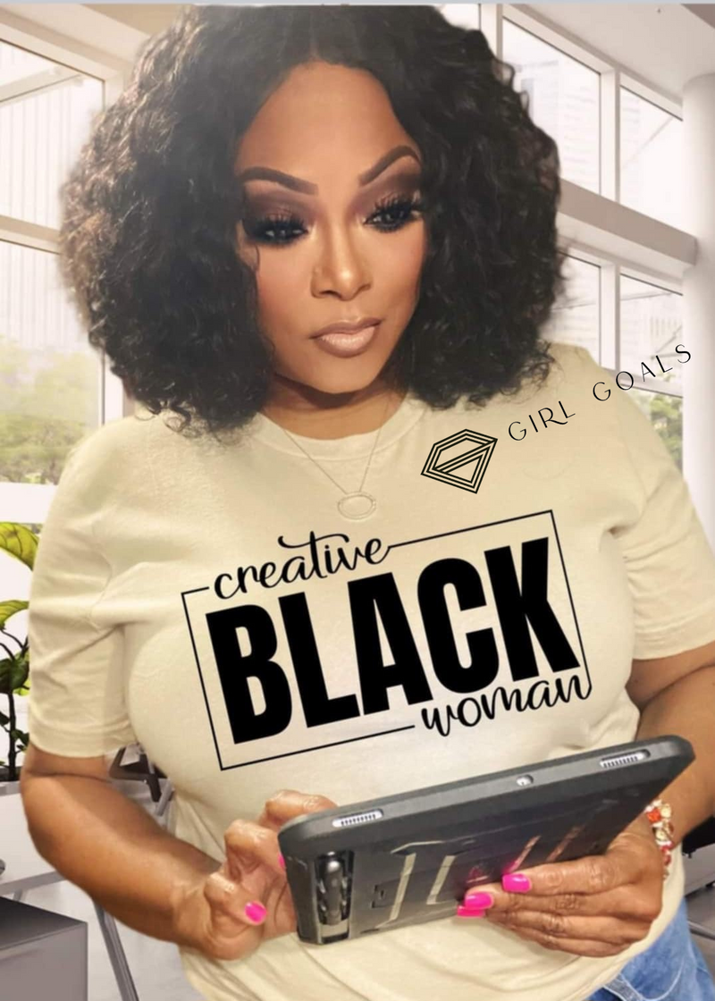 Creative Black Woman T-Shirt
