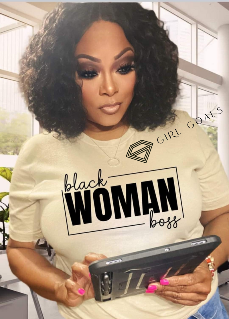 Black Woman Boss T-Shirt